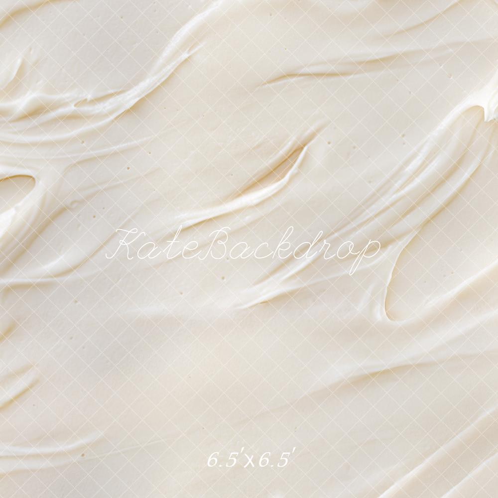 Kate Creme Wellen Textur Beige Hintergrund Entworfen von Mini MakeBelieve - Kate Backdrop.de
