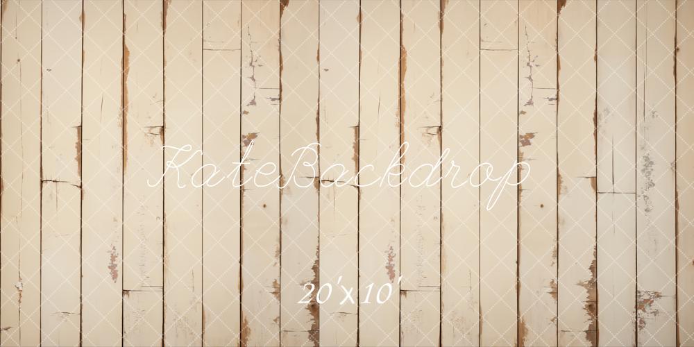 Kate Holz Planken Beige Vintage Hintergrund Entworfen von Kate Image