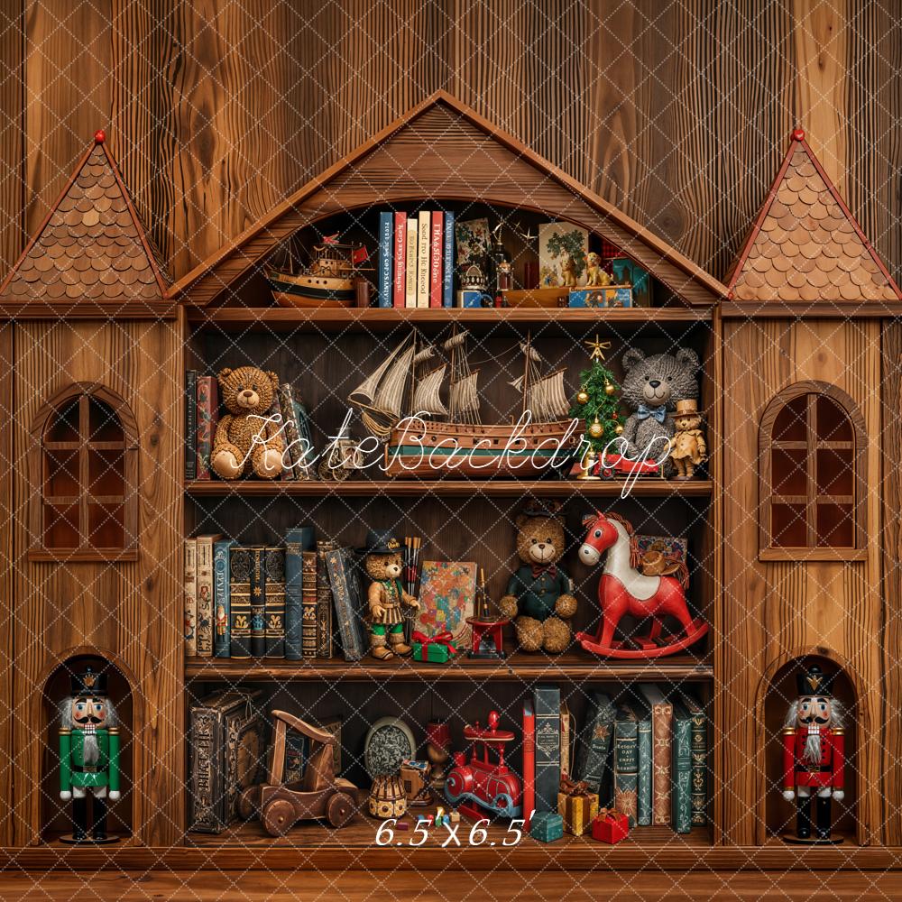 ⚡Blitzangebote #1-Kate Kinder Bücherregal Spielzeug Holz Hintergrund Entworfen von Emetselch