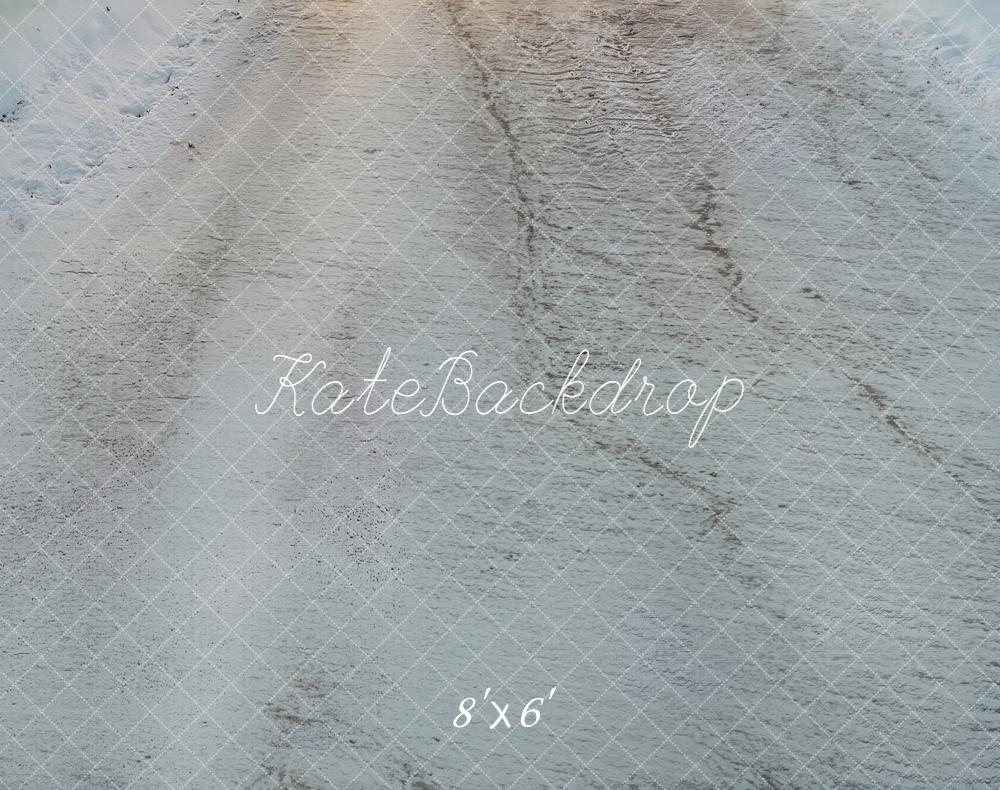 Kate Winter Schnee Boden Textur Fleece Hintergrund Entworfen von Kate Image - Kate Backdrop.de