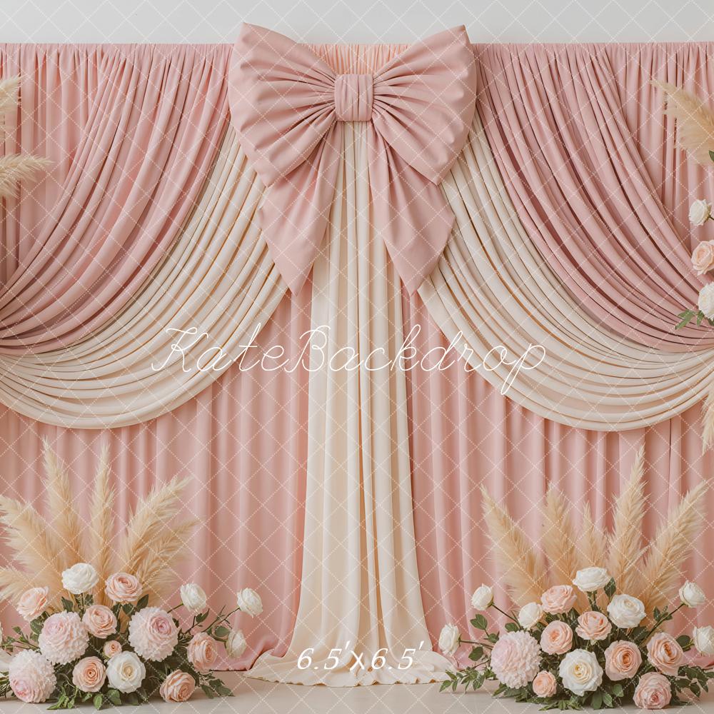 Kate Hochzeit Blumendekor Rosa Elegant Hintergrund Entworfen von Mini MakeBelieve