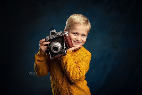 Kate Dunkelblauer abstrakter Hintergrund für Fotografie - Kate Backdrop.de