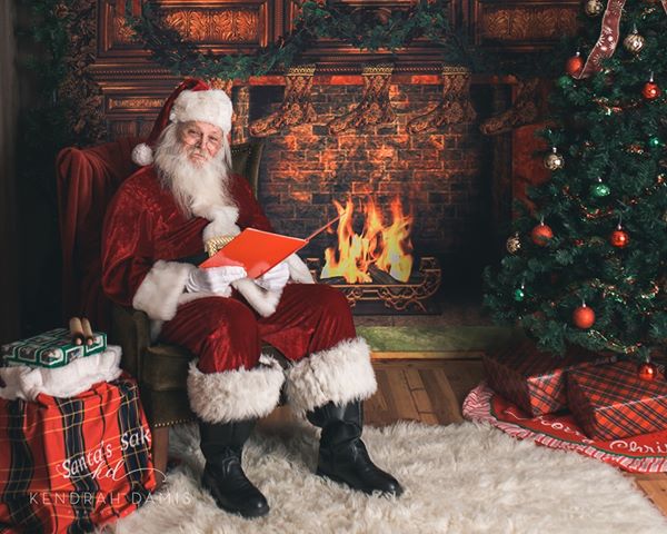 Kate Weihnachten kamin Strumpf Hintergrund Fotografie - Kate Backdrop.de