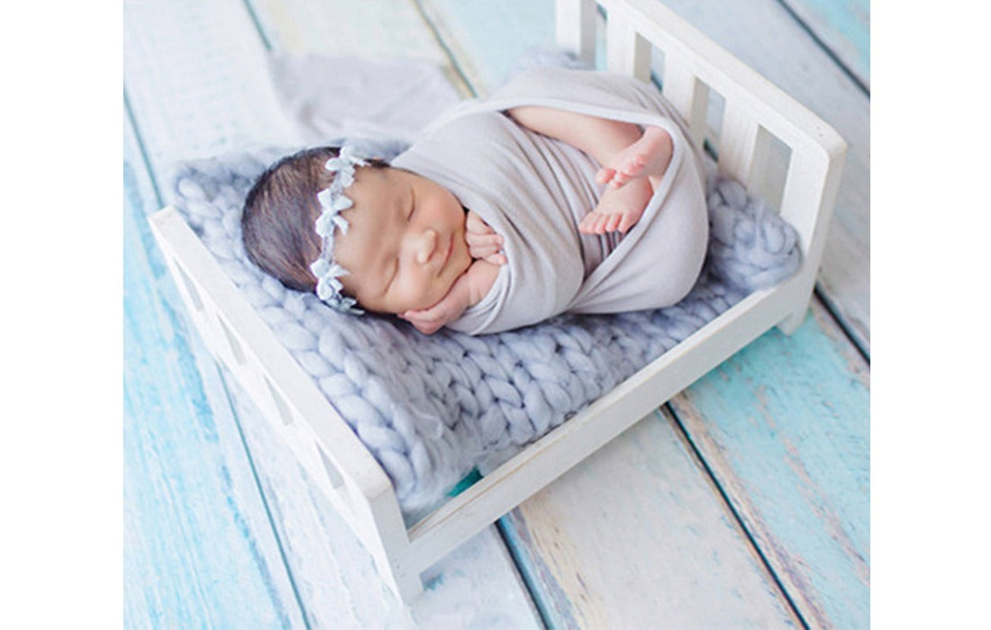Kate 50cm*60cm Wolle Strickdecke für Neugeborenen Fotografie