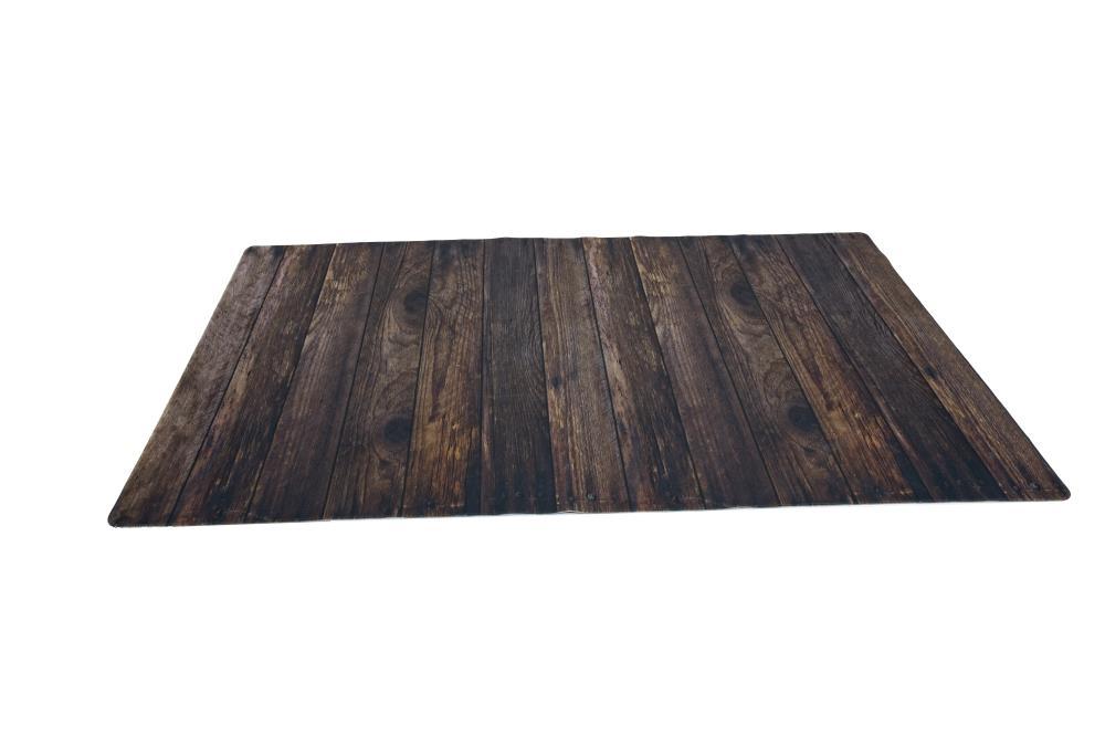 Kate Retro Holz braune Gummimatte Bodenmatte Neugeborenes