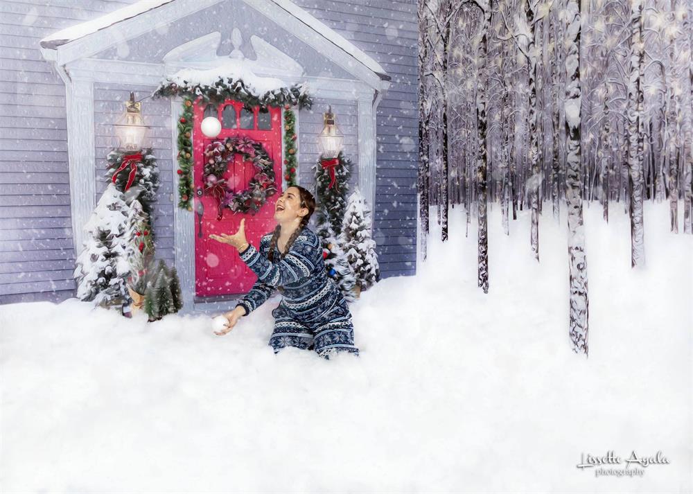 Kate Weihnachten Schnee Winter Wald Zimmer Set