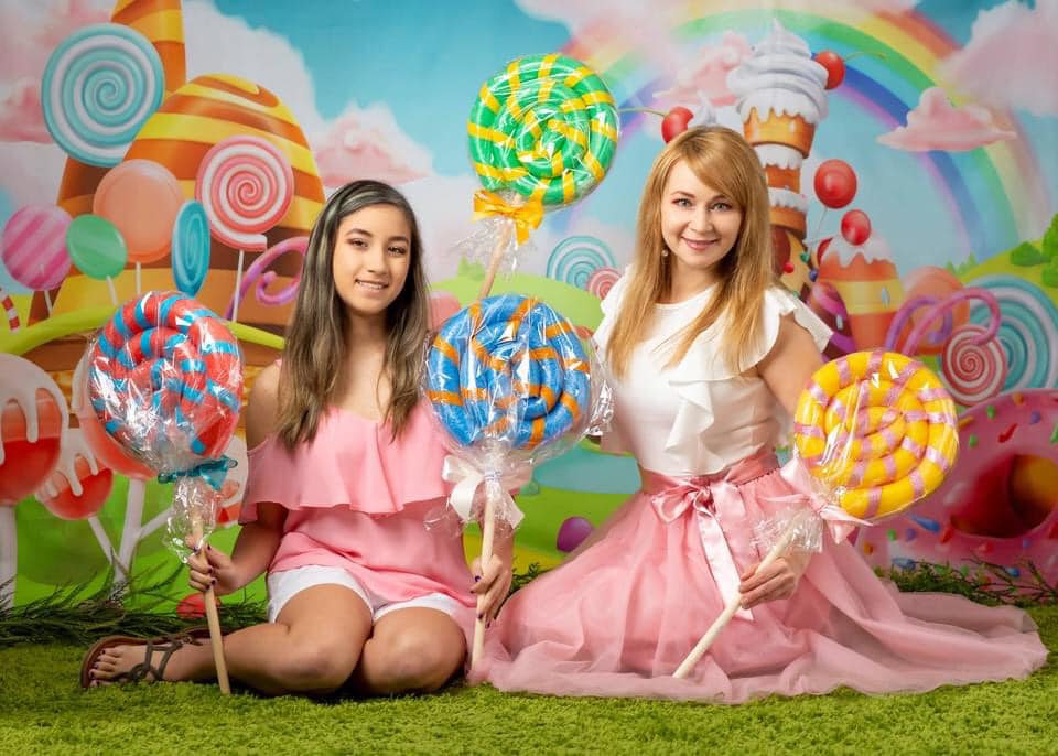 Kate Süßigkeiten Geburtstag Hintergrund für Kinder Fotografie Märchen - Katebackdrop.de