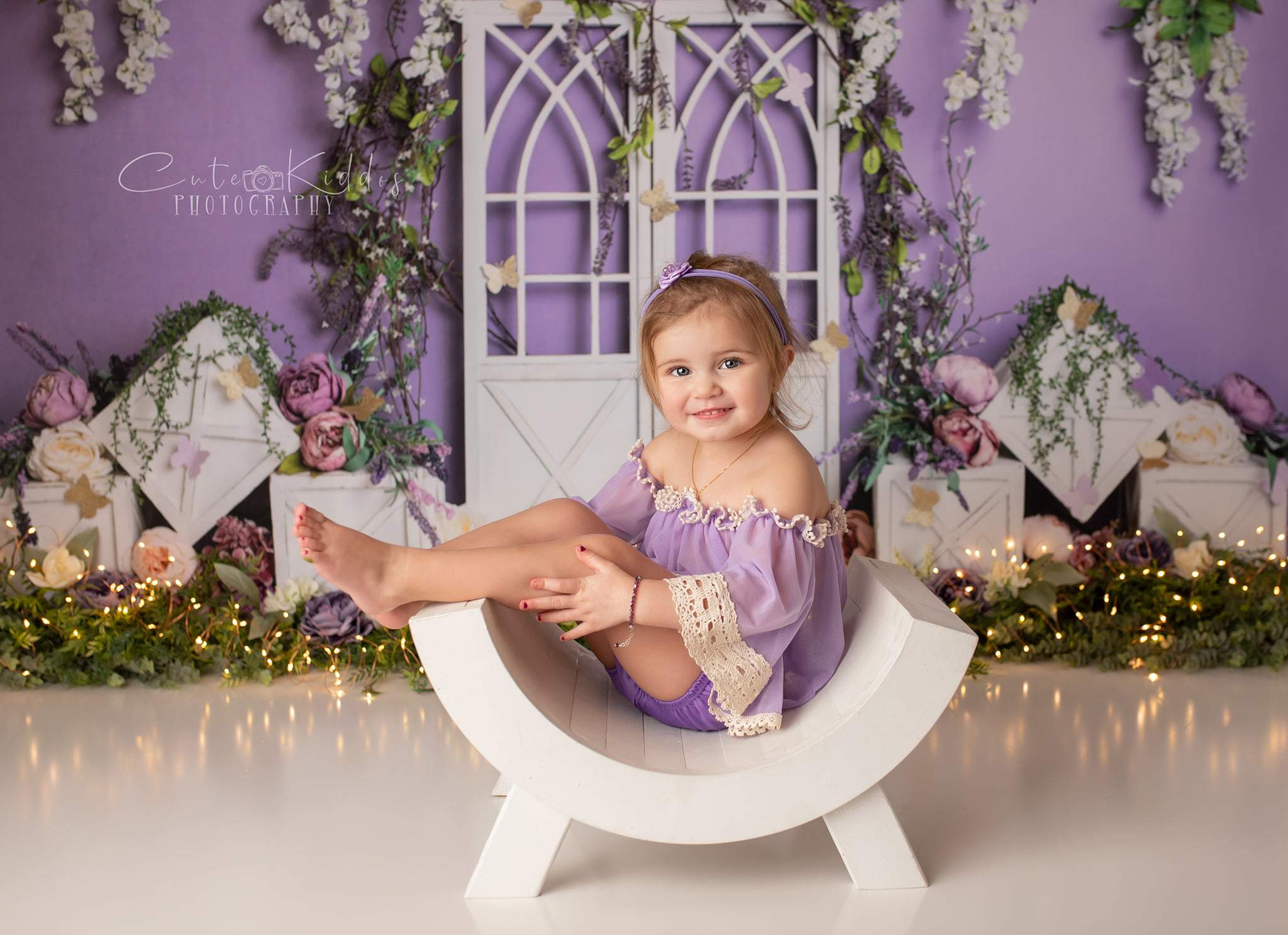 Kate Frühling purpurrot Blumen Hintergrund von Megan Leigh Photography - Kate Backdrop.de
