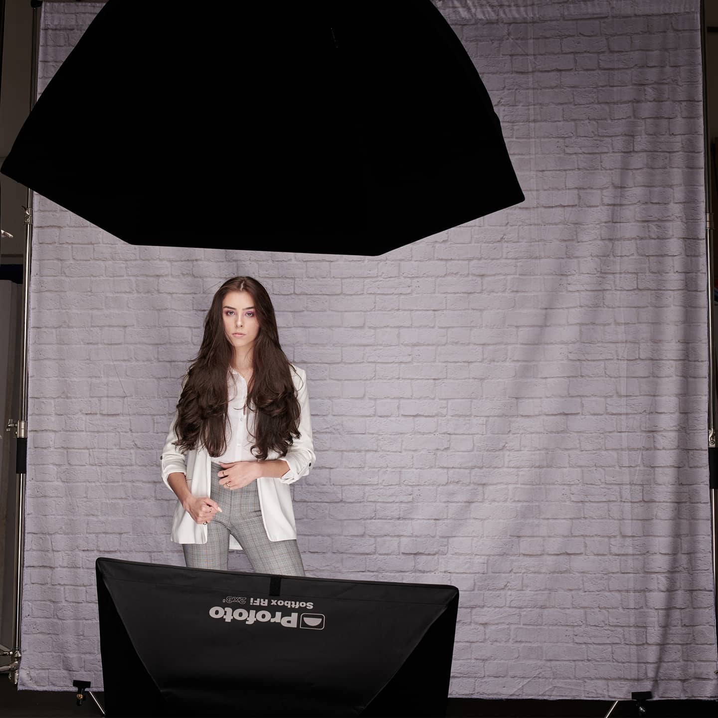 Kate Weißer Backstein hintergrund für Fotografie - Kate Backdrop.de