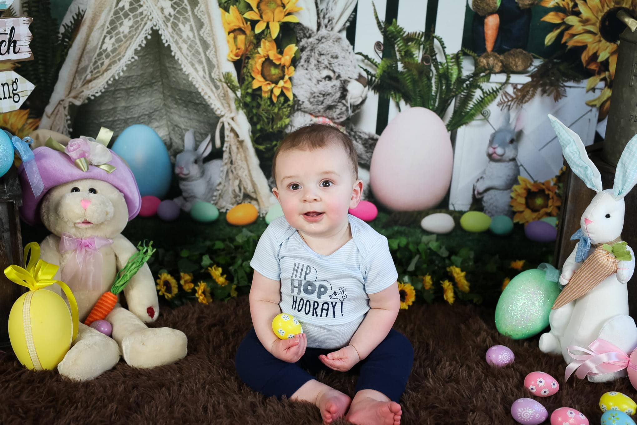 Kate Ostern Zelt Ei Hase  Hase Hintergrund von Emetselch