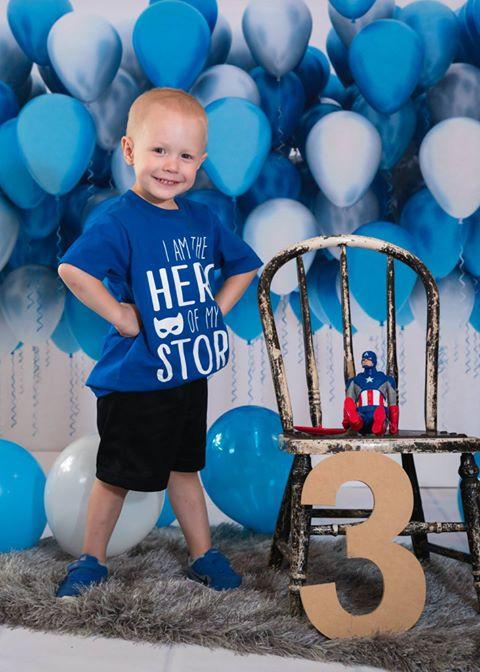 Katebackdrop：Kate Blue Balloon For Children Birthday Or Party Holiday Photo Backdrops
