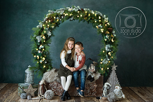 Kate Abstrakt Ursprung blaugrüner farbiger strukturierter Hintergrund von Pine Park Collection - Kate Backdrop.de