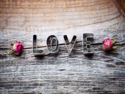 Katebackdrop：Kate Valentine'S Day Wood Wall With Love Backdrops