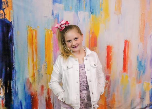 Kate Aquarell-Sommer-Regenbogen-Beschaffenheits-Hintergrund für die Fotografie entworfen von Jerry_Sina - Kate Backdrop.de