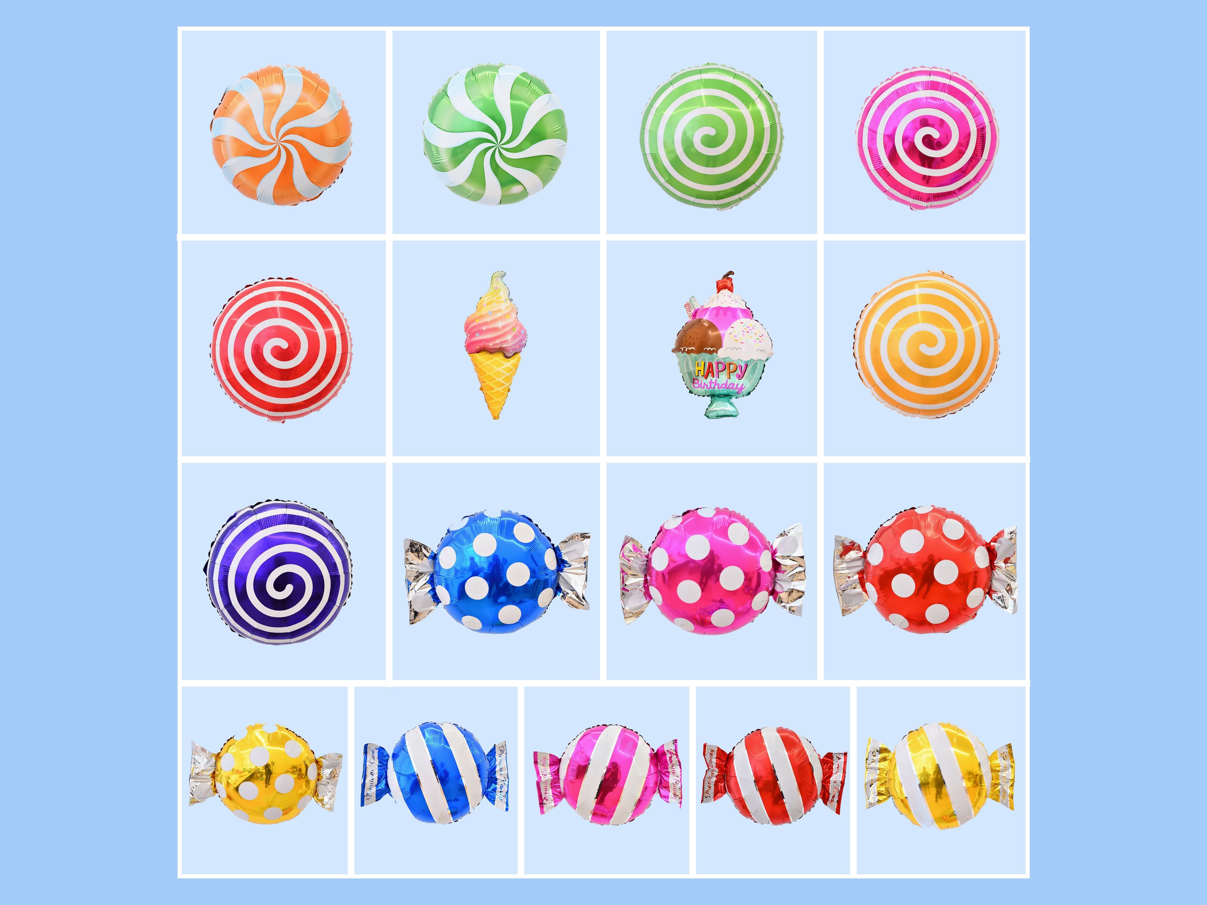 Kate Süßigkeiten Eiscreme aufblasbare Requisiten Set 17pcs