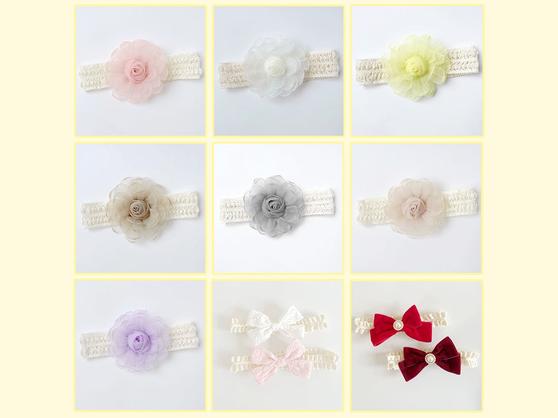 Kate Floral Bogen Stirnband für Neugeborene Fotografie 11PCS - Kate Backdrop.de