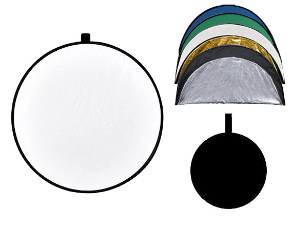 7-in-1 Lichtreflektor rund für Fotografie Multi Photo Disc - Kate Backdrop.de