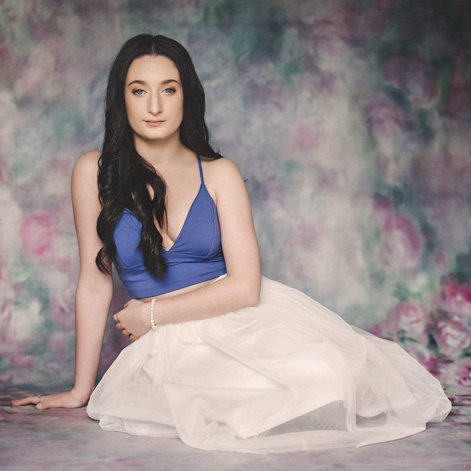 Katebackdrop：Kate Valentine's Day Pink Flowers Hand Painting Portrait Photography Backdrops