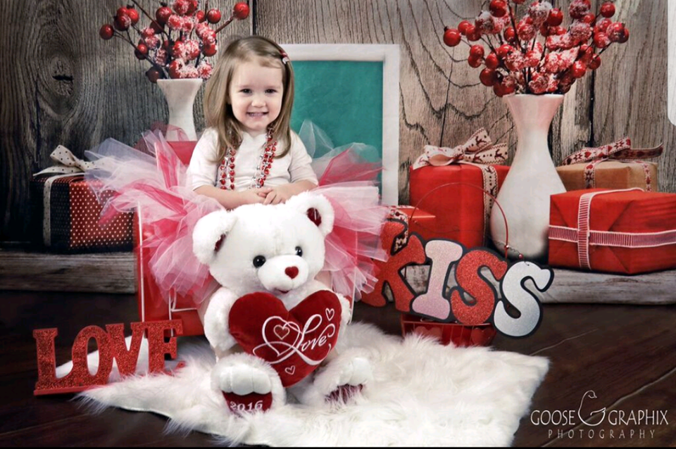 Katebackdrop：Kate Wood Christmas/Valentines Decoration Backdrop