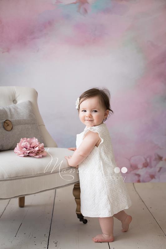 Kate Textur weißer Blumen Rosa Hintergrund Fotografie Hintergrund