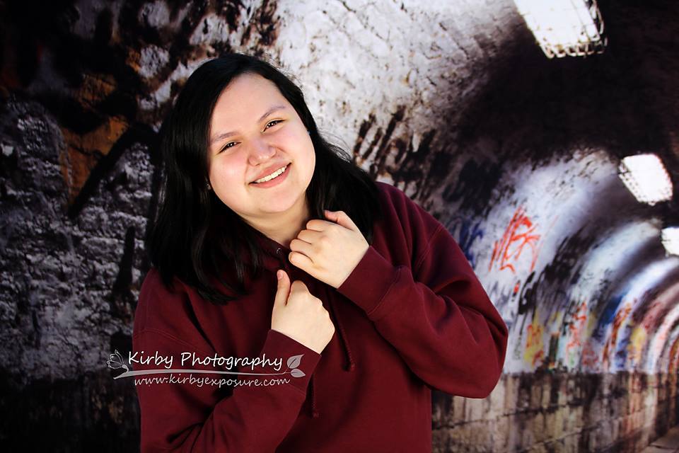 Kate Graffiti Wand Tunnel Gebäude Hintergrund für Fotografie - Kate Backdrop.de