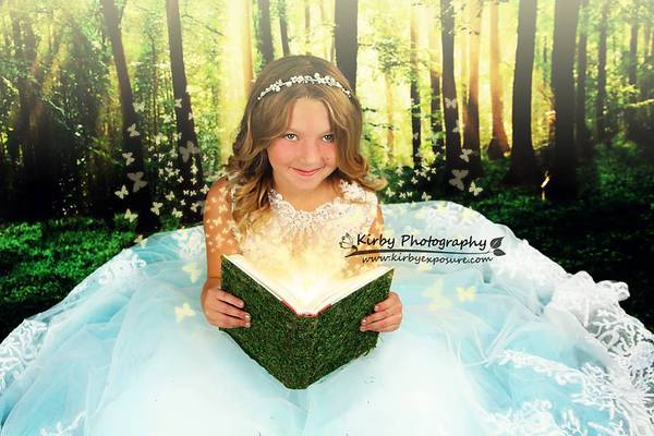 Kate Sommer-Waldhintergrund-Glanzphotographie - Kate Backdrop.de