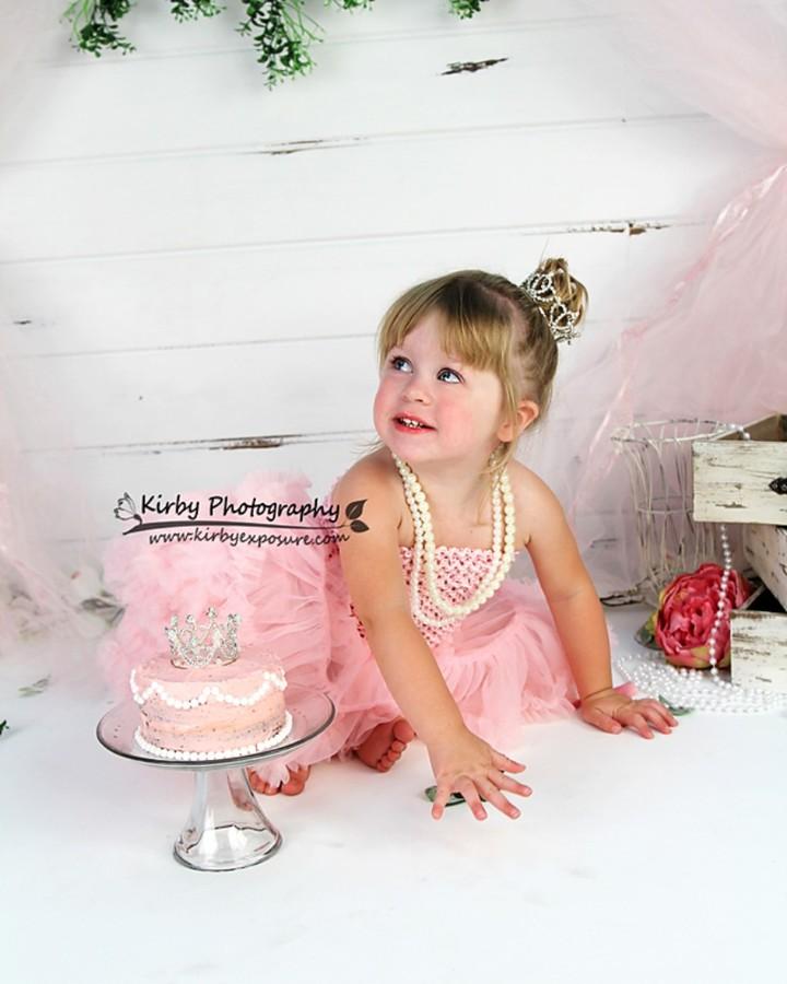 Kate Garten Party  rosa Hintergrund Geburtstag von Arica Kirby