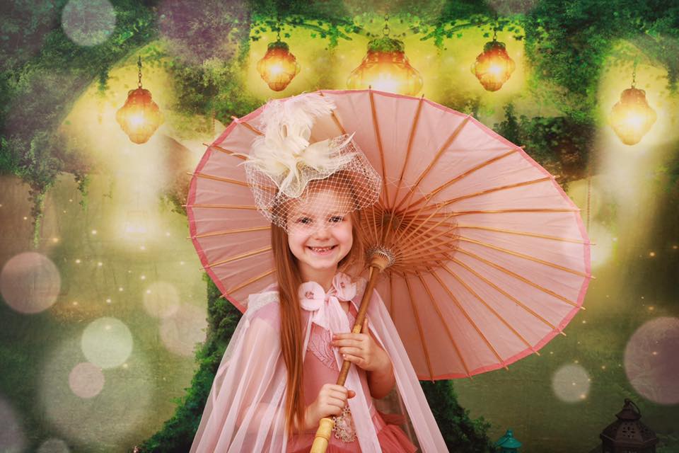 Kate Spirit Fairy Tree House Wald Kinder Hintergrund für Fotografie Designed by JFCC