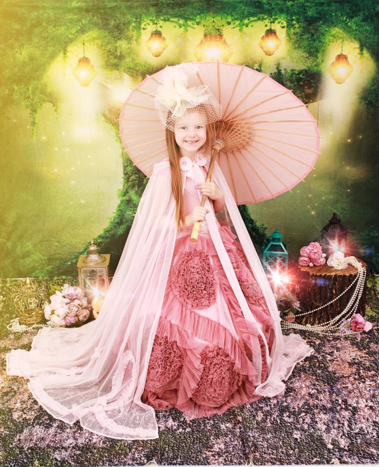 Kate Spirit Fairy Tree House Wald Kinder Hintergrund für Fotografie Designed by JFCC