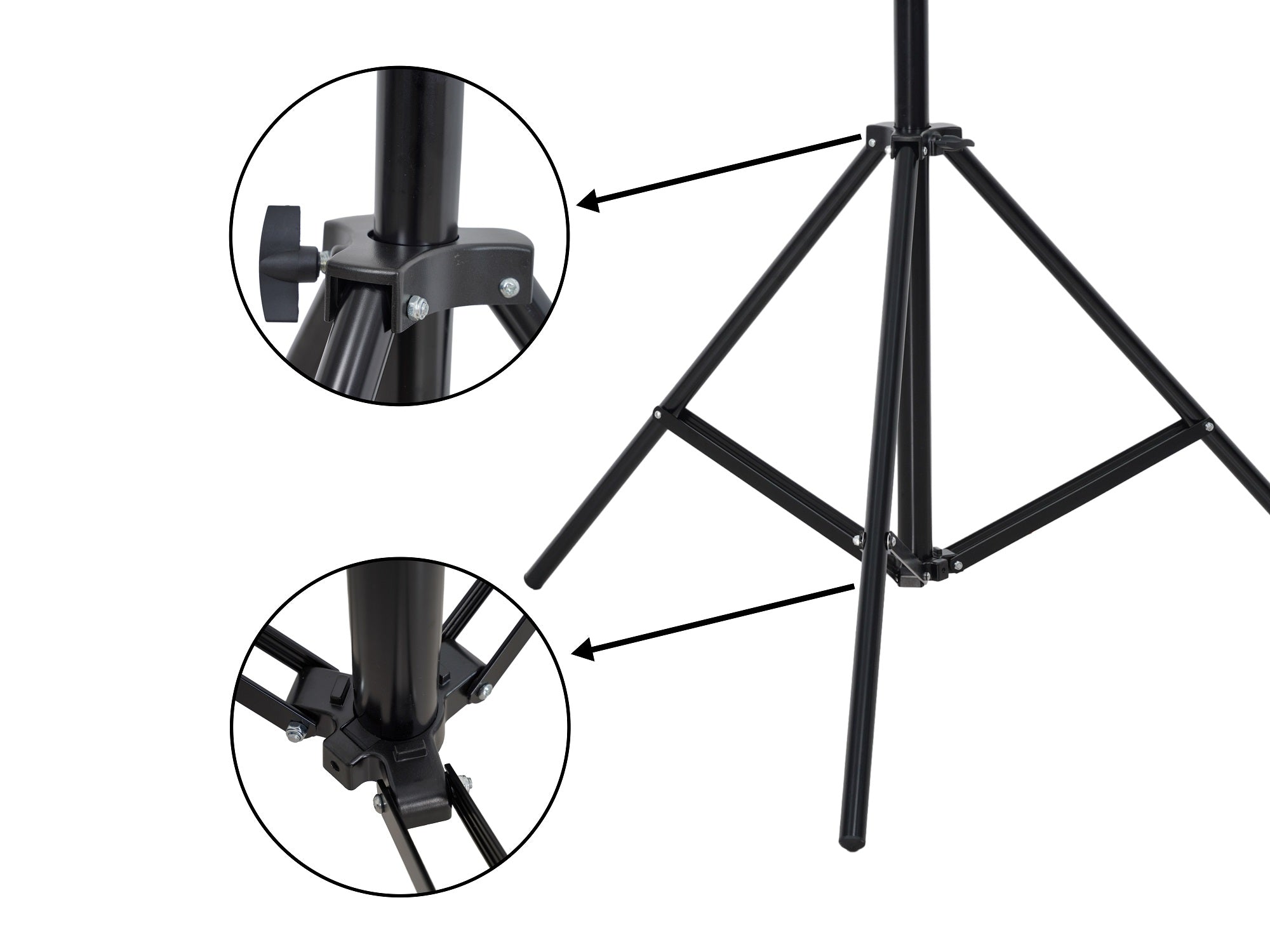 Kate 3x2.8m Verstellbarer Rahmen Kit Stand für Fotografie - Kate Backdrop.de