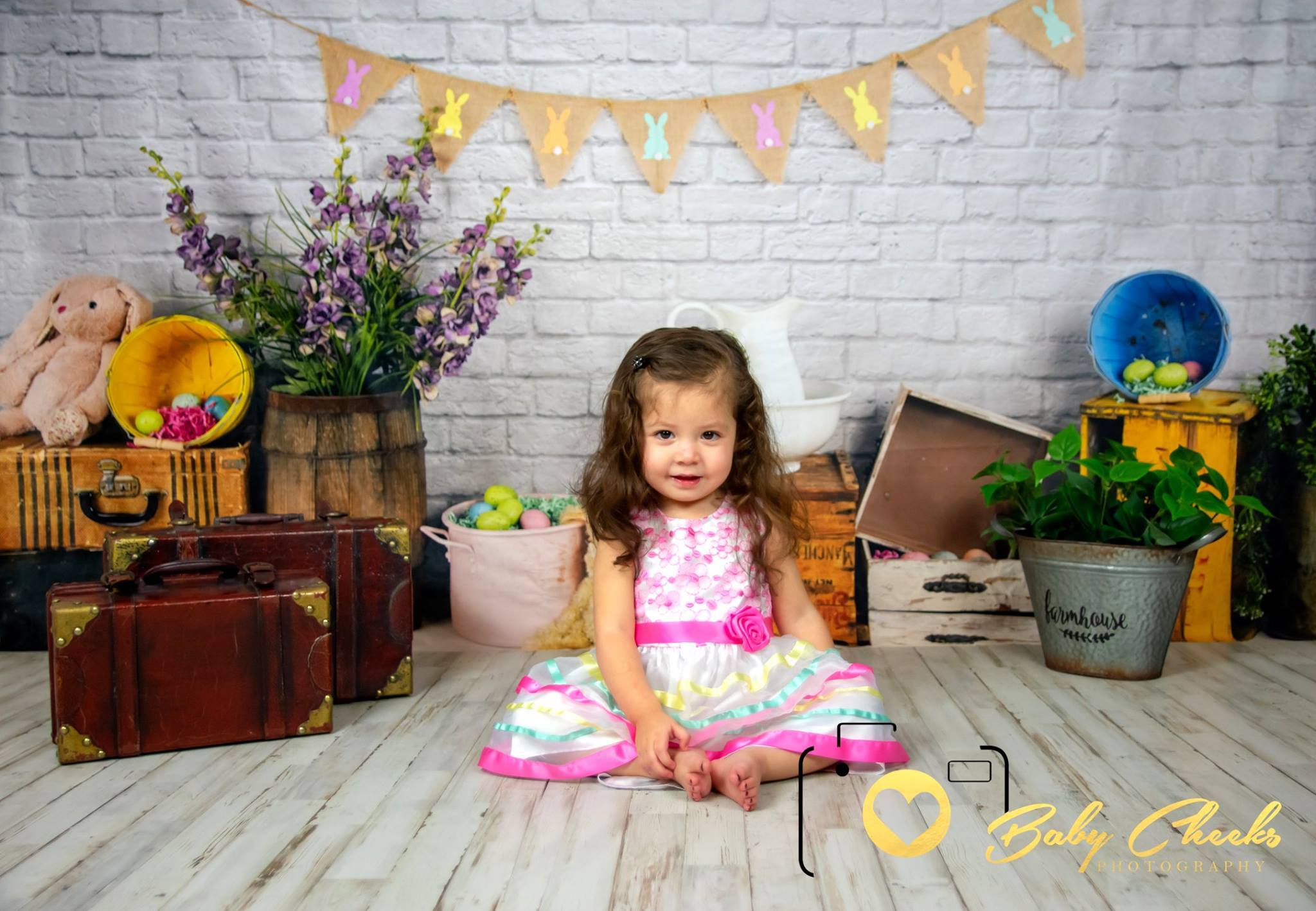 Kate  Ostern Hintergrund Kinder von Arica Kirby - Kate Backdrop.de