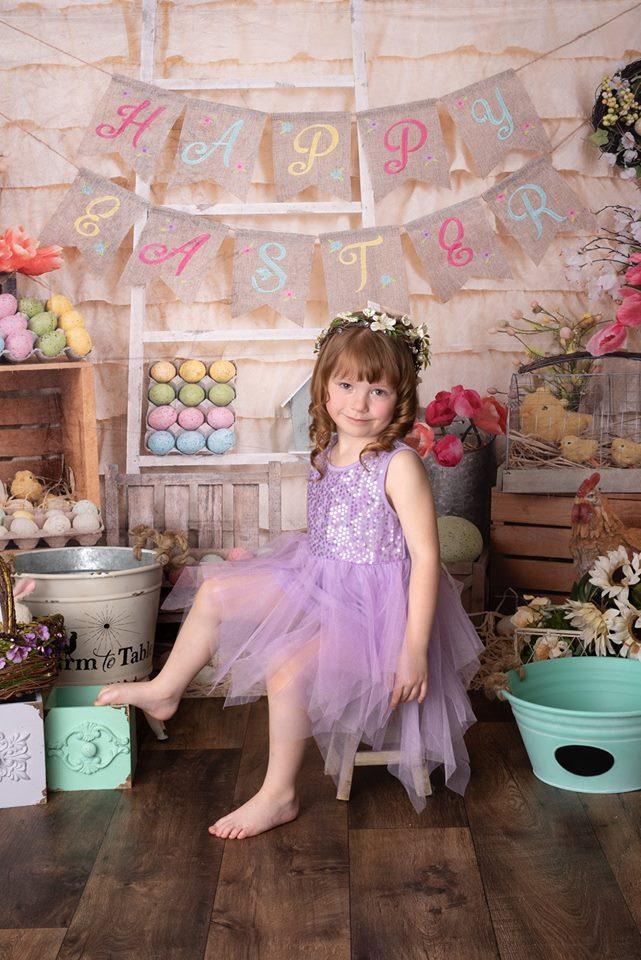 Kate Bunte Eier Fröhliche Ostern-Hintergrund - Kate Backdrop.de