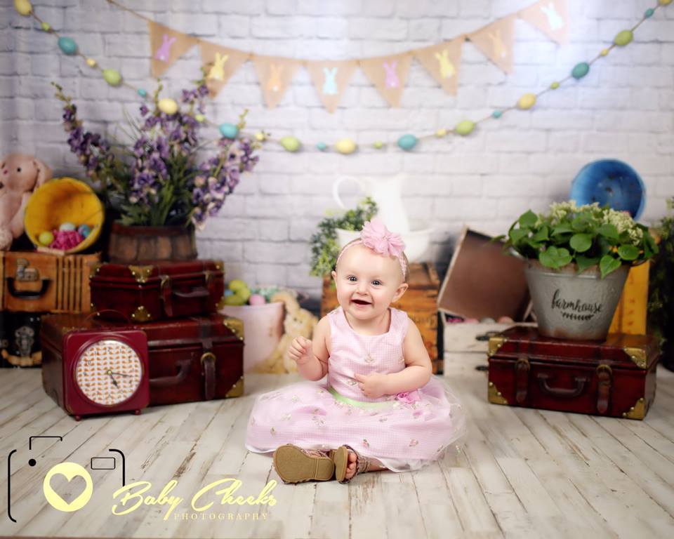 Kate  Ostern Hintergrund Kinder von Arica Kirby - Kate Backdrop.de