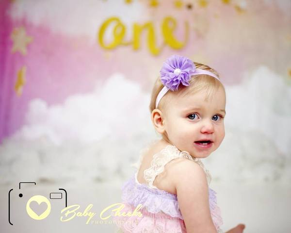 Kate Himmel Wolke Sterne Regenbogen Geburtstag cake smash Hintergrund  von Jerry_Sina - Kate Backdrop.de