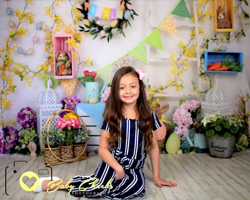 Kate Frühling Zuhause Hintergrund für Ostern Session - Kate Backdrop.de