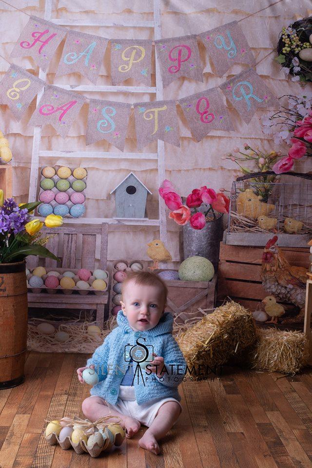 Kate Bunte Eier Fröhliche Ostern-Hintergrund - Kate Backdrop.de