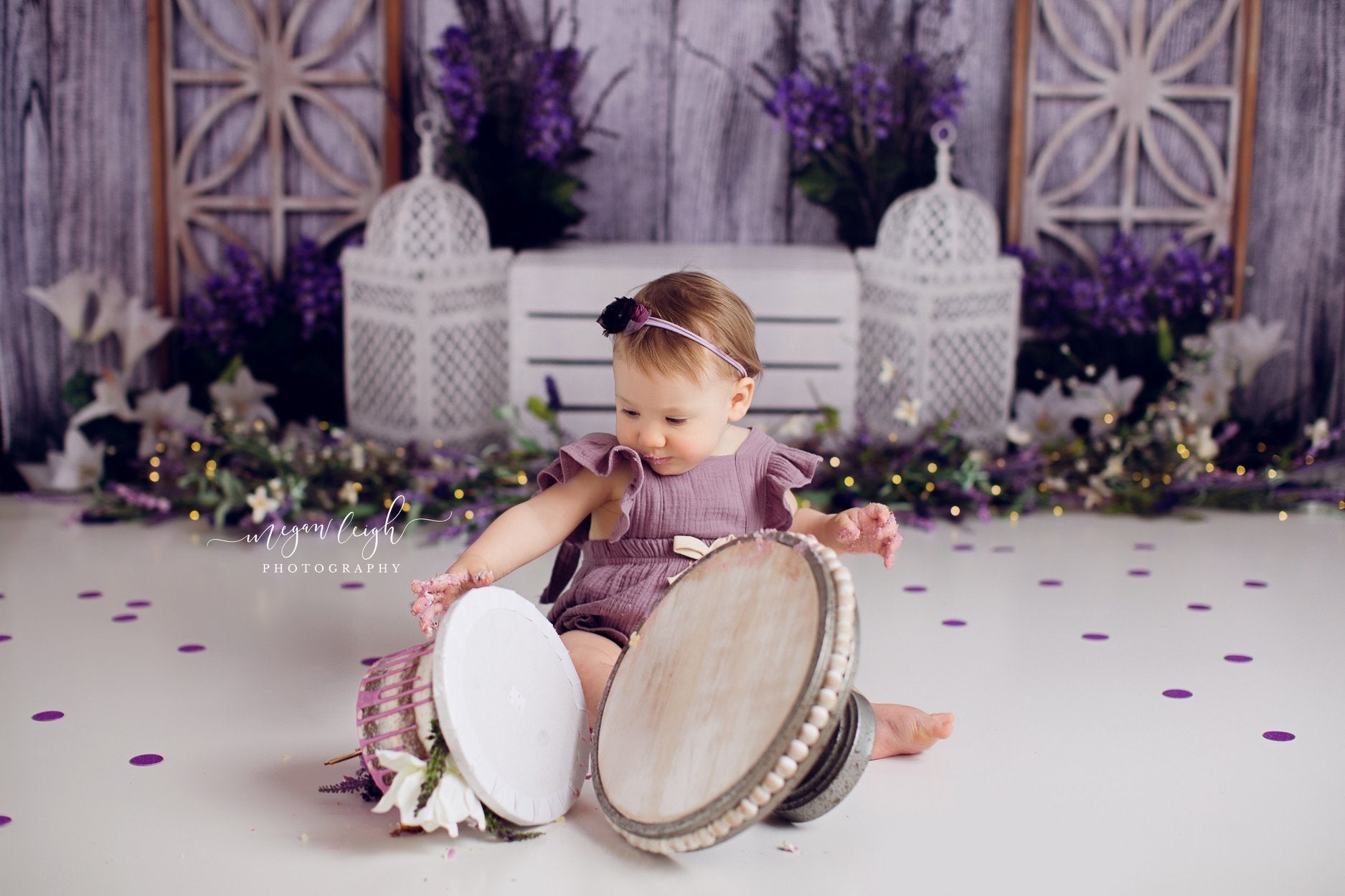 Kate Friedlicher Lavendel Hintergrund für Ostern / Fürhling