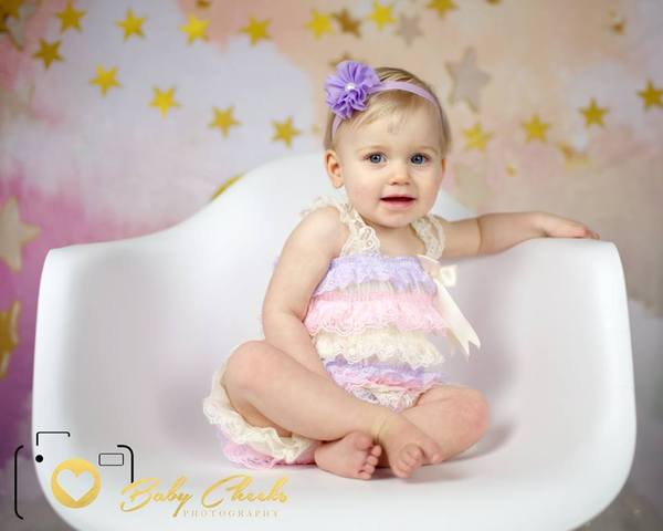 Kate Himmel Wolke Sterne Regenbogen Geburtstag cake smash Hintergrund  von Jerry_Sina - Kate Backdrop.de