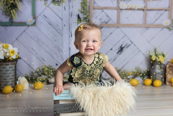 Kate Retro Holz Sommer Gsnseblmchen Hintergrund - Kate Backdrop.de