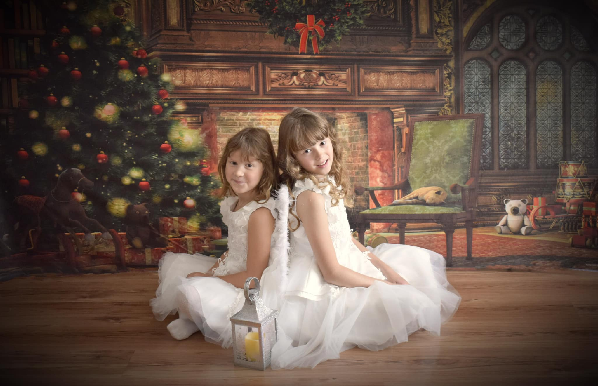 Kate Weihnachten Kamin Wohnzimmer Hintergrund Fotografie - Kate Backdrop.de