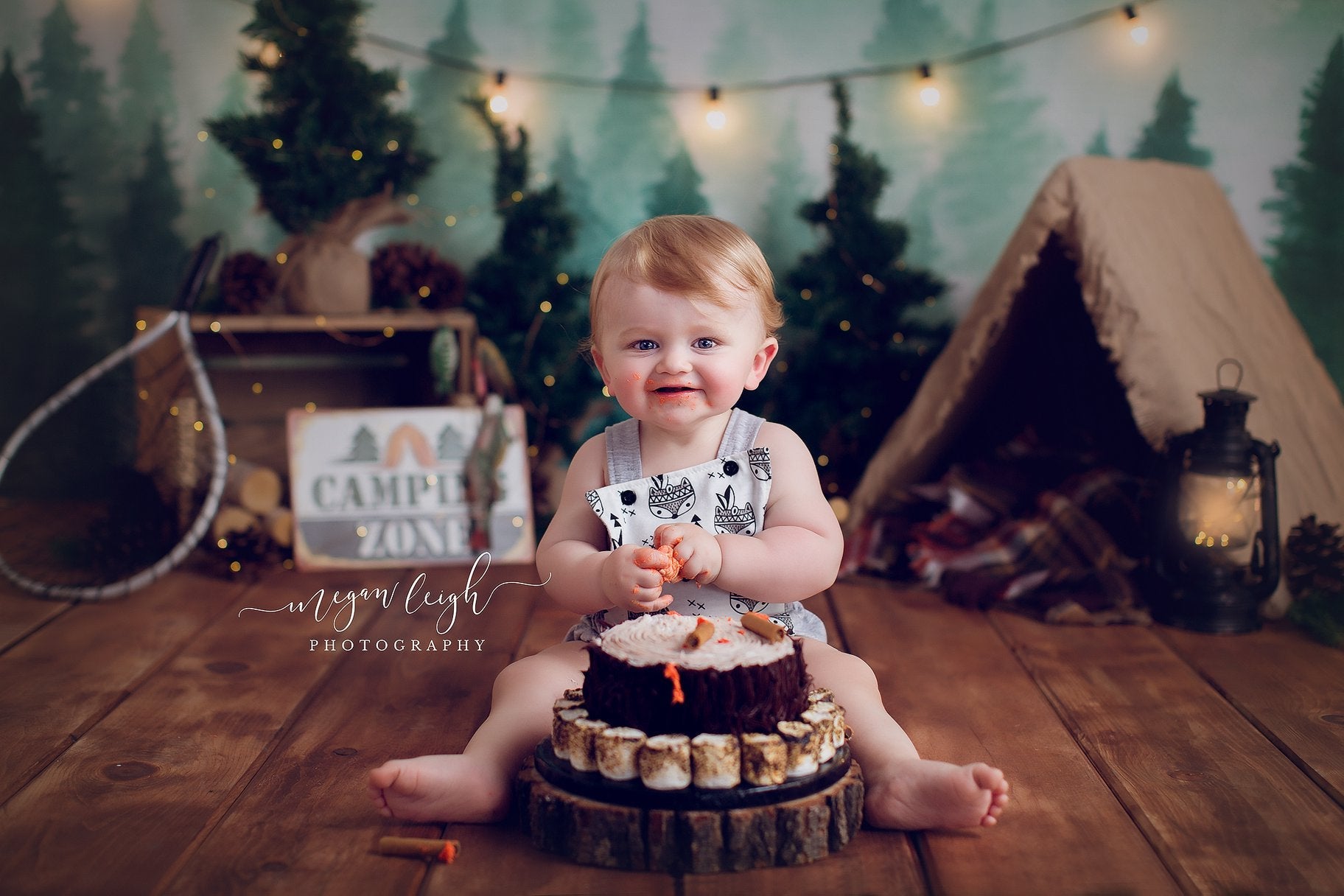 Kate Wald Geburtstag Kinder Hintergrund für Fotografie von Megan Leigh Photography - Kate Backdrop.de