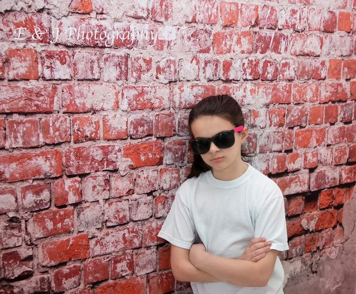 Kate Retro Backsteinmauer-Hintergrund für Fotografie