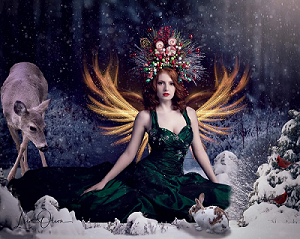 Kate Winter Schneebedeckt Wald Hintergrund für die Fotografie Designed By Jerry_Sina - Kate Backdrop.de