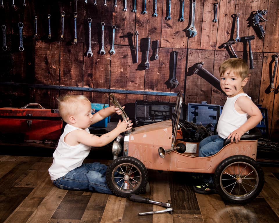 Kate Tool Regal Kinder Hintergrund für Jungen / Vatertag - Kate Backdrop.de