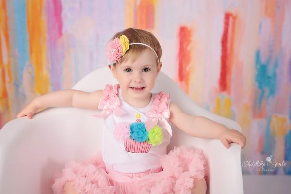 Kate Aquarell-Sommer-Regenbogen-Beschaffenheits-Hintergrund für die Fotografie entworfen von Jerry_Sina - Kate Backdrop.de