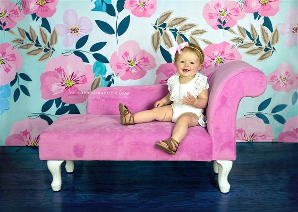 Kate Retro Frühlingsblumen-Hintergrund für die Fotografie entworfen von JFCC - Kate Backdrop.de
