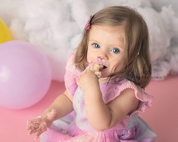 Kate Himmel Wolke Sterne Regenbogen Geburtstag cake smash Hintergrund  von Jerry_Sina - Kate Backdrop.de