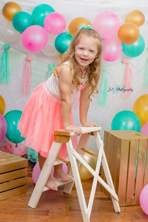 Kate Pfefferminziger frischer Feier-Hintergrund für die Kinderphotographie entworfen von Tyna Renner - Kate Backdrop.de