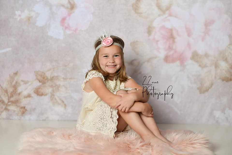Kate Hochzeit Retro  Blumen Hintergrund für Fotografie von JFCC - Kate Backdrop.de