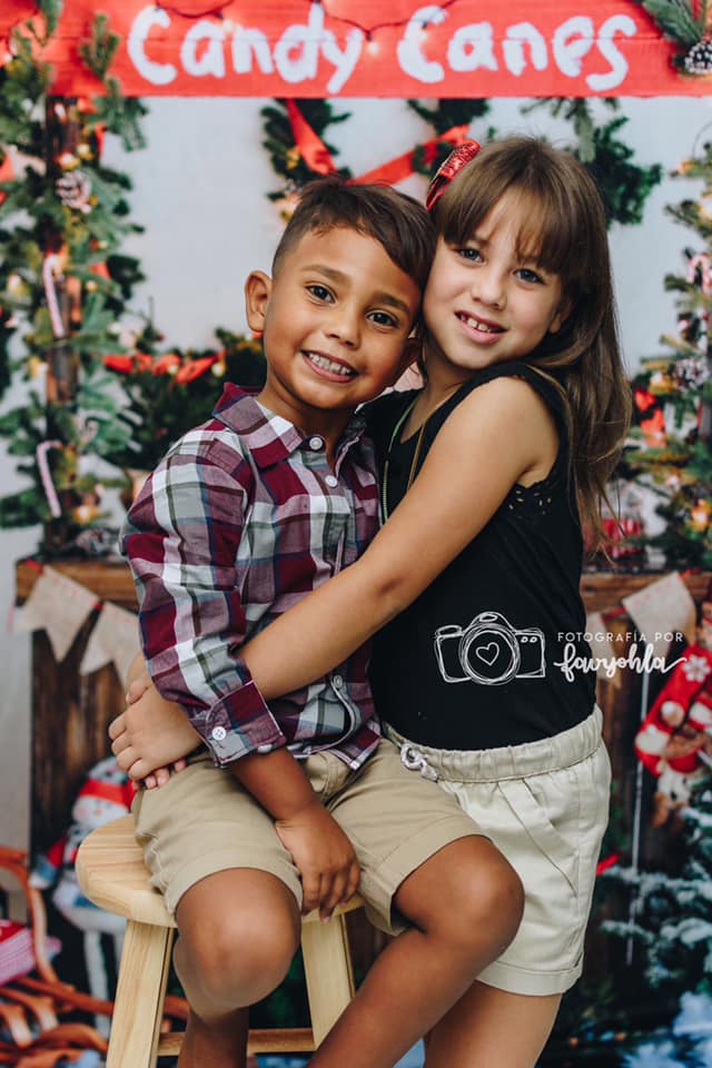 Kate Weihnachten Zuckerstangen mit Dekorationen Hintergrund für die Fotografie